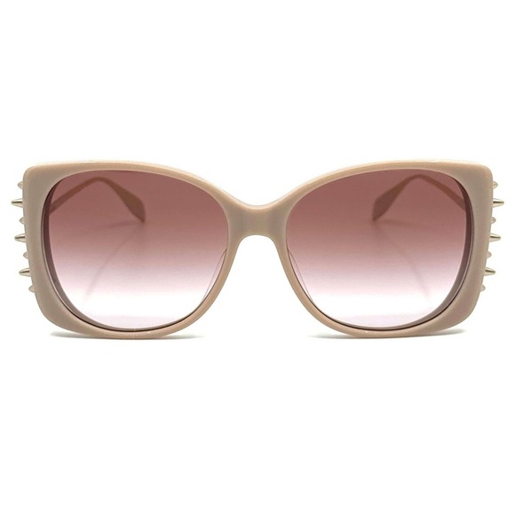 NEW!!! ALEXANDER MCQUEEN Sunglasses AM0340S 003 Authentic - Picture 1 of 12
